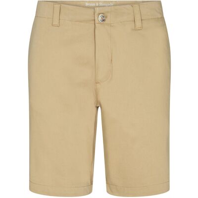 Bruun & Stengade Bs Gerhard Regular Fit Shorts 32 BEIGE 32 Bruun & Stengade Bs Gerhard Regular Fit Shorts 32 BEIGE 32