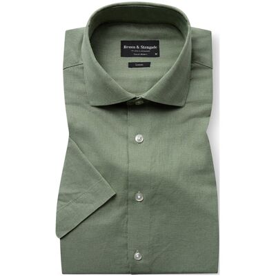 Bruun & Stengade Bs Hauger Casual Modern Fit Shirt S GREEN S Bruun & Stengade Bs Hauger Casual Modern Fit Shirt S GREEN S