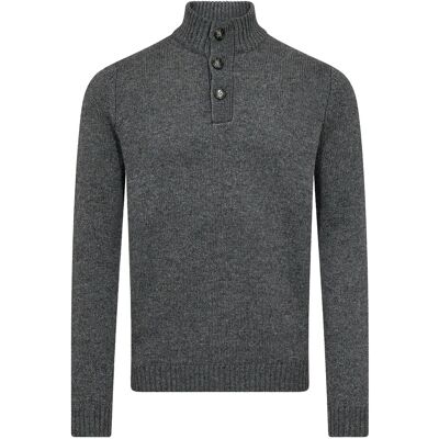 Bruun & Stengade Bs Alrek Regular Fit Knitwear S GREY S Bruun & Stengade Bs Alrek Regular Fit Knitwear S GREY S