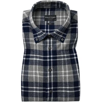Bruun & Stengade Bs Ravi Casual Modern Fit Shirt L GREY L Bruun & Stengade Bs Ravi Casual Modern Fit Shirt L GREY L