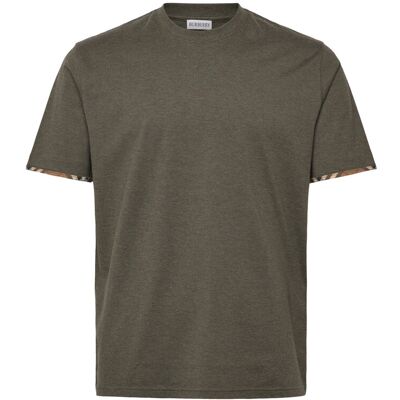 Burberry Ellison Chk Tr XXL DARK GREEN MELANGE XXL Burberry Ellison Chk Tr XXL DARK GREEN MELANGE XXL