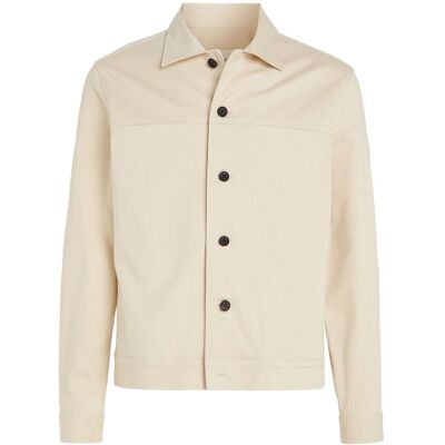 Calvin Brushed Cotton Overshirt XXL FOG XXL Calvin Brushed Cotton Overshirt XXL FOG XXL