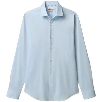 Calvin Slim Esntl Poplin Str Sld 40 BLUE 40 Calvin Slim Esntl Poplin Str Sld 40 BLUE 40