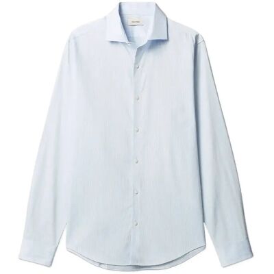 Calvin Slim Sft Wshd Str Stp 40 LIGHT BLUE 40 Calvin Slim Sft Wshd Str Stp 40 LIGHT BLUE 40