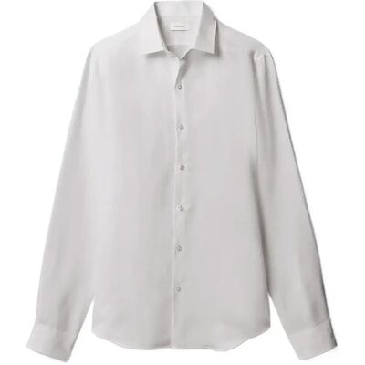 Calvin Slim Ref Linen Bld Sld 40 WHITE 40 Calvin Slim Ref Linen Bld Sld 40 WHITE 40