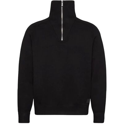 Calvin Ls Ck Tech Knit Qz Sweater 14Gg M BLACK M Calvin Ls Ck Tech Knit Qz Sweater 14Gg M BLACK M