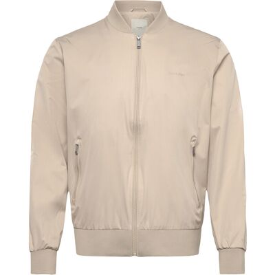 Calvin Ls Matte Bomber Jacket L ISLAND FOSSIL L Calvin Ls Matte Bomber Jacket L ISLAND FOSSIL L