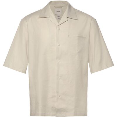 Calvin Ss Linen Lyocell Camp Relaxed Sh L SILVER BIRCH L Calvin Ss Linen Lyocell Camp Relaxed Sh L SILVER BIRCH L