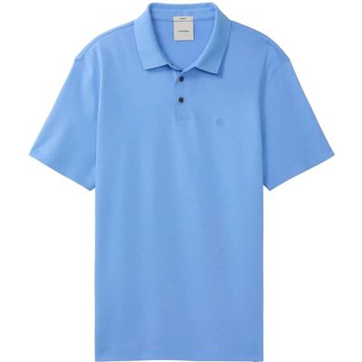 Calvin Ss Supima Chest Emb Polo M BLUE DESCENT M Calvin Ss Supima Chest Emb Polo M BLUE DESCENT M