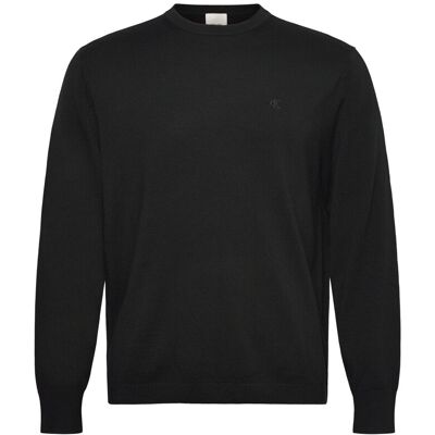Calvin Ls 100% Merino Crew 14Gg M BLACK M Calvin Ls 100% Merino Crew 14Gg M BLACK M