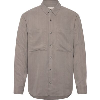 Calvin Ls Drapey Relaxed Shirt M STEEPLE GRAY M Calvin Ls Drapey Relaxed Shirt M STEEPLE GRAY M