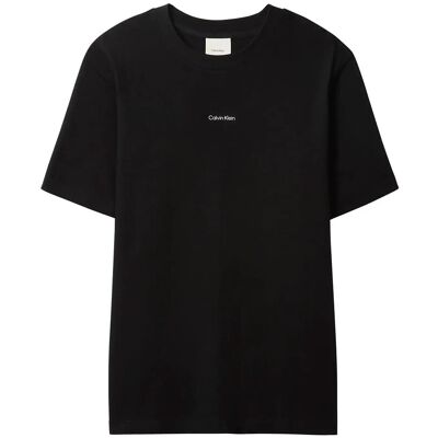 Calvin Ss Stretch Cotton Pique Nano Tee M BLACK M Calvin Ss Stretch Cotton Pique Nano Tee M BLACK M