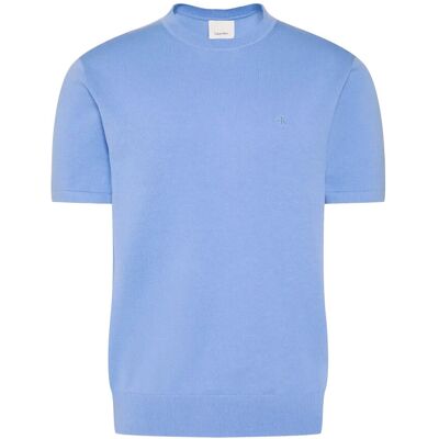 Calvin Ss Supima Cotton Crew 14Gg M BLUE DESCENT M Calvin Ss Supima Cotton Crew 14Gg M BLUE DESCENT M