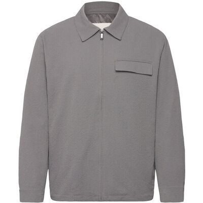 Calvin Ls Seersucker Shirt Jacket M PEWTER M Calvin Ls Seersucker Shirt Jacket M PEWTER M