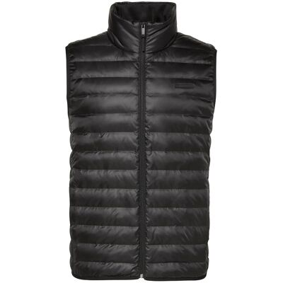 Calvin Slvlss Lt Wt Nylon Puffer Vest XL BLACK XL Calvin Slvlss Lt Wt Nylon Puffer Vest XL BLACK XL