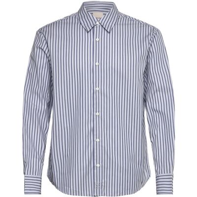 Calvin Ls Thin Dbl Stripe Cotton Easy S XL XENON BLUE XL Calvin Ls Thin Dbl Stripe Cotton Easy S XL XENON BLUE XL