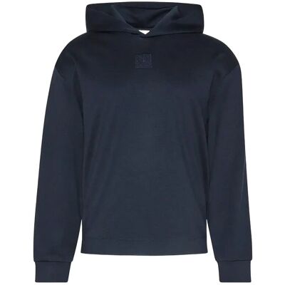 Calvin Ls Stretch Wool Blend Po Hoodie S DARK SAPPHIRE S Calvin Ls Stretch Wool Blend Po Hoodie S DARK SAPPHIRE S