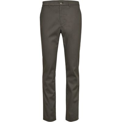 Calvin Slim Sateen Chino Trouser 30 x 32 BELUGA 30 x 32 Calvin Slim Sateen Chino Trouser 30 x 32 BELUGA 30 x 32