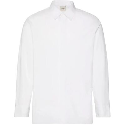 Calvin Ls Solid Crisp Relaxed Shirt M BRILLIANT WHITE M Calvin Ls Solid Crisp Relaxed Shirt M BRILLIANT WHITE M
