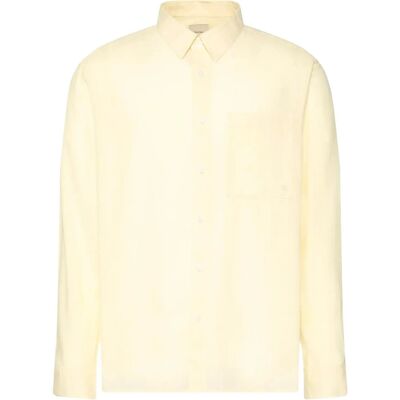 Calvin Ls Solid Linen Classic Shirt M ANISE FLOWER M Calvin Ls Solid Linen Classic Shirt M ANISE FLOWER M