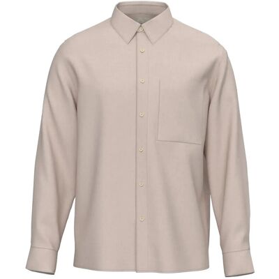 Calvin Ls Solid Linen Classic Shirt M PRAIRIE PEACH M Calvin Ls Solid Linen Classic Shirt M PRAIRIE PEACH M