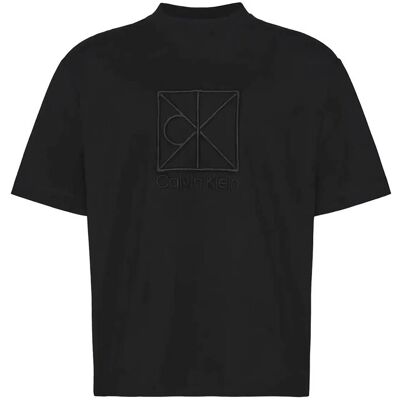Calvin Ss Rlxd Premium Interlock Emblem M BLACK M Calvin Ss Rlxd Premium Interlock Emblem M BLACK M