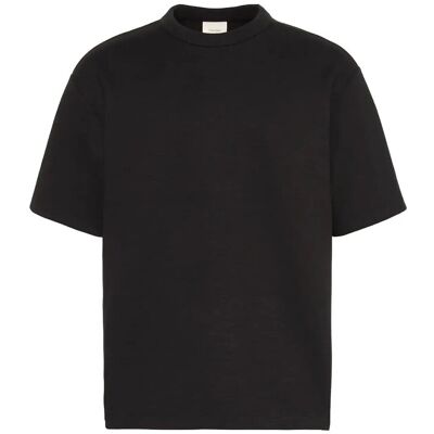 Calvin Ss Crinkle Crepe Spacer Tee M BLACK M Calvin Ss Crinkle Crepe Spacer Tee M BLACK M