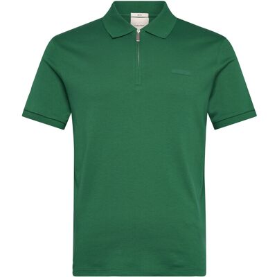 Calvin Ss Slim Supima Zip Polo M ENCHANTED FOREST M Calvin Ss Slim Supima Zip Polo M ENCHANTED FOREST M