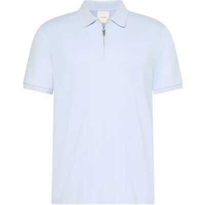 Calvin Ss Slim Supima Zip Polo M HEAVENLY IRIS M Calvin Ss Slim Supima Zip Polo M HEAVENLY IRIS M