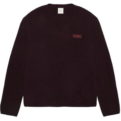 Calvin Ls Boiled 100% Merino Vnk Swtr 7 M MOCHA BROWN M Calvin Ls Boiled 100% Merino Vnk Swtr 7 M MOCHA BROWN M