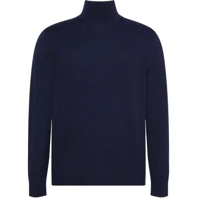 Calvin Ls Merino Mock Neck Swtr 14Gg XL DARK SAPPHIRE XL Calvin Ls Merino Mock Neck Swtr 14Gg XL DARK SAPPHIRE XL