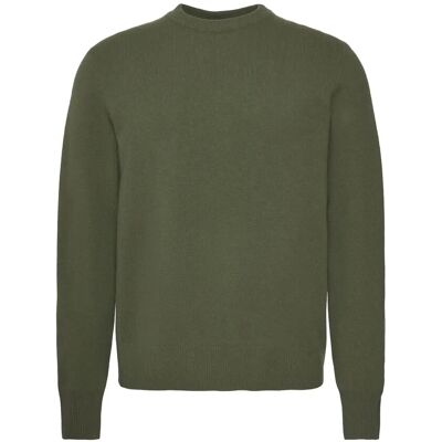 Calvin Ls Cozy Wool Crewnk Sweater 7Gg M FATIGUE M Calvin Ls Cozy Wool Crewnk Sweater 7Gg M FATIGUE M