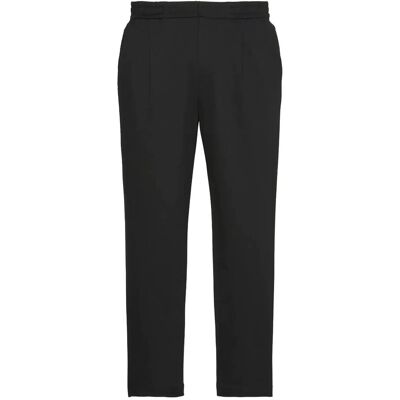 Calvin Slim Tapered Knit Pleated Pant XL BLACK XL Calvin Slim Tapered Knit Pleated Pant XL BLACK XL