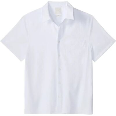 Calvin Ss Solid Seersucker Classic Shir M BRILLIANT WHITE M Calvin Ss Solid Seersucker Classic Shir M BRILLIANT WHITE M