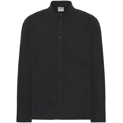 Calvin Ls Drapey Lyocell Easy Shirt L BLACK L Calvin Ls Drapey Lyocell Easy Shirt L BLACK L