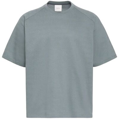 Calvin Ss Easy Bar Jacquard Crewnk Tee M FROSTED SPRUCE M Calvin Ss Easy Bar Jacquard Crewnk Tee M FROSTED SPRUCE M