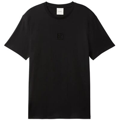 Calvin Ss Supima Emblem Logo Tee L BLACK L Calvin Ss Supima Emblem Logo Tee L BLACK L