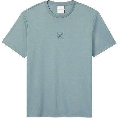 Calvin Ss Supima Emblem Logo Tee M FROSTED SPRUCE M Calvin Ss Supima Emblem Logo Tee M FROSTED SPRUCE M