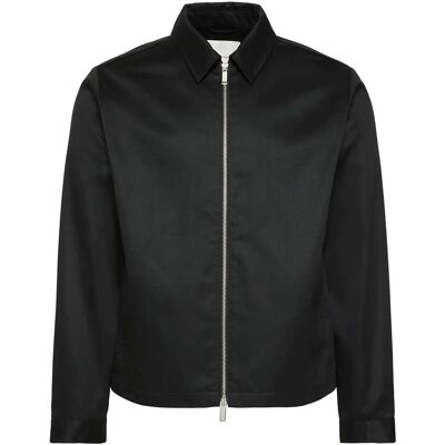 Calvin Ls Cotton Wing Collar Shirt Jack M BLACK M Calvin Ls Cotton Wing Collar Shirt Jack M BLACK M