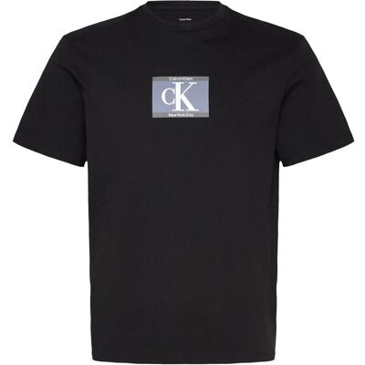 Calvin Ss 30S Eu Sp Ck Box Tape Graphic L BLACK L Calvin Ss 30S Eu Sp Ck Box Tape Graphic L BLACK L