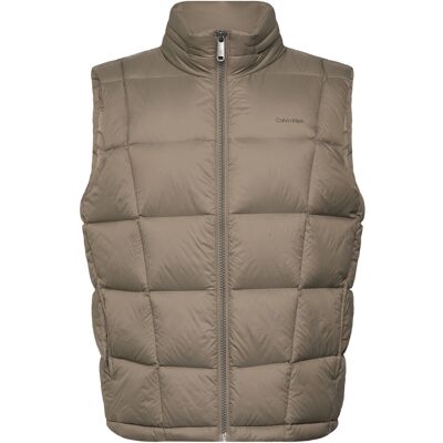 Calvin Svlss Nylon Quilted Puffer Vest M BUNGEE CORD M Calvin Svlss Nylon Quilted Puffer Vest M BUNGEE CORD M