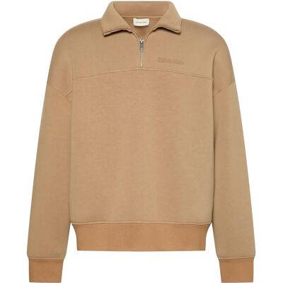 Calvin Ls Spacer Mock Neck Qtr Zip M TIGERS EYE M Calvin Ls Spacer Mock Neck Qtr Zip M TIGERS EYE M