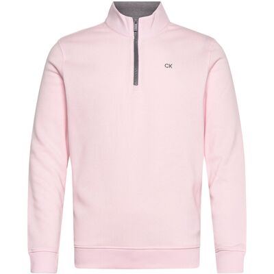 Calvin Rocky Half Zip Sweatshirt S BABYPINK S Calvin Rocky Half Zip Sweatshirt S BABYPINK S