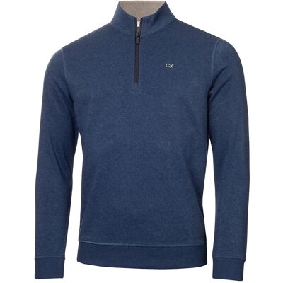 Calvin Rocky Half Zip Sweatshirt S DENIMMRL S Calvin Rocky Half Zip Sweatshirt S DENIMMRL S