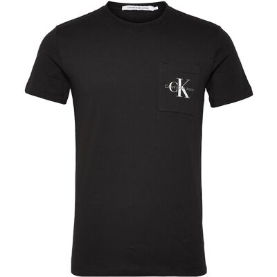 Calvin Core Monologo Pocket Slim Tee M CK BLACK M Calvin Core Monologo Pocket Slim Tee M CK BLACK M