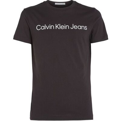 Calvin Core Institutional Logo Slim Tee XXL CK BLACK XXL Calvin Core Institutional Logo Slim Tee XXL CK BLACK XXL