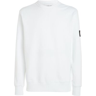 Calvin Badge Crew Neck XXL BRIGHT WHITE XXL Calvin Badge Crew Neck XXL BRIGHT WHITE XXL