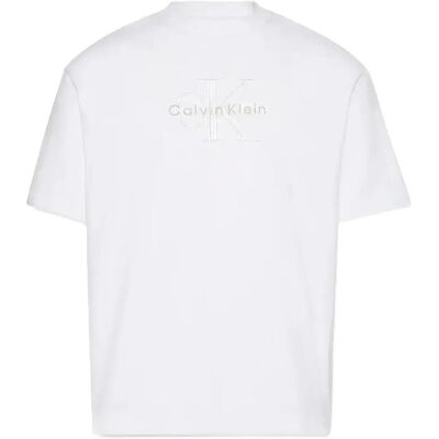 Calvin Ss Hero Monologo Emb 16S Crewnck XXL BRILLIANT WHITE XXL Calvin Ss Hero Monologo Emb 16S Crewnck XXL BRILLIANT WHITE XXL