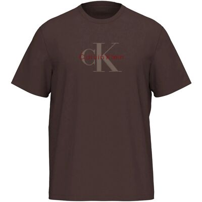 Calvin Ss Hero Monologo Tee 20S M RICH BROWN M Calvin Ss Hero Monologo Tee 20S M RICH BROWN M