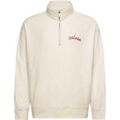 Calvin Premium Terry Chain Stitch Qtr Z M TOFU M Calvin Premium Terry Chain Stitch Qtr Z M TOFU M